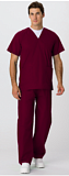 Костюм медицинский универсальный хирурга (тк.Панацея,160), бордовый