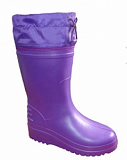 Сапоги женские ЭВА утепленные с надставкой фиолет С-062*